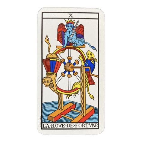 la rueda de la fortuna tarot marsella|La Rueda de la Fortuna en el Tarot de Marsella